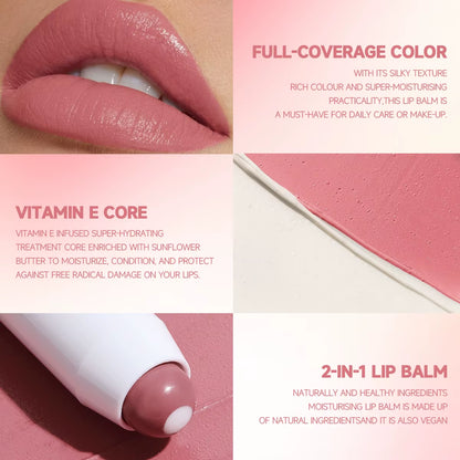 6 Colors Lipstick Pen Waterproof Red Lipstick Non-Stick Cup Makeup Lip Liner Pen Cosmetics