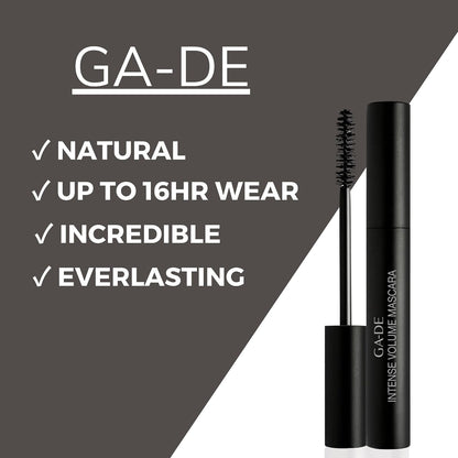 Intense Volume Mascara - Quick Drying, Long Lasting, Lash Separating Mascara - Fuller Lashes with Rich Color - Black - 0.27 Oz
