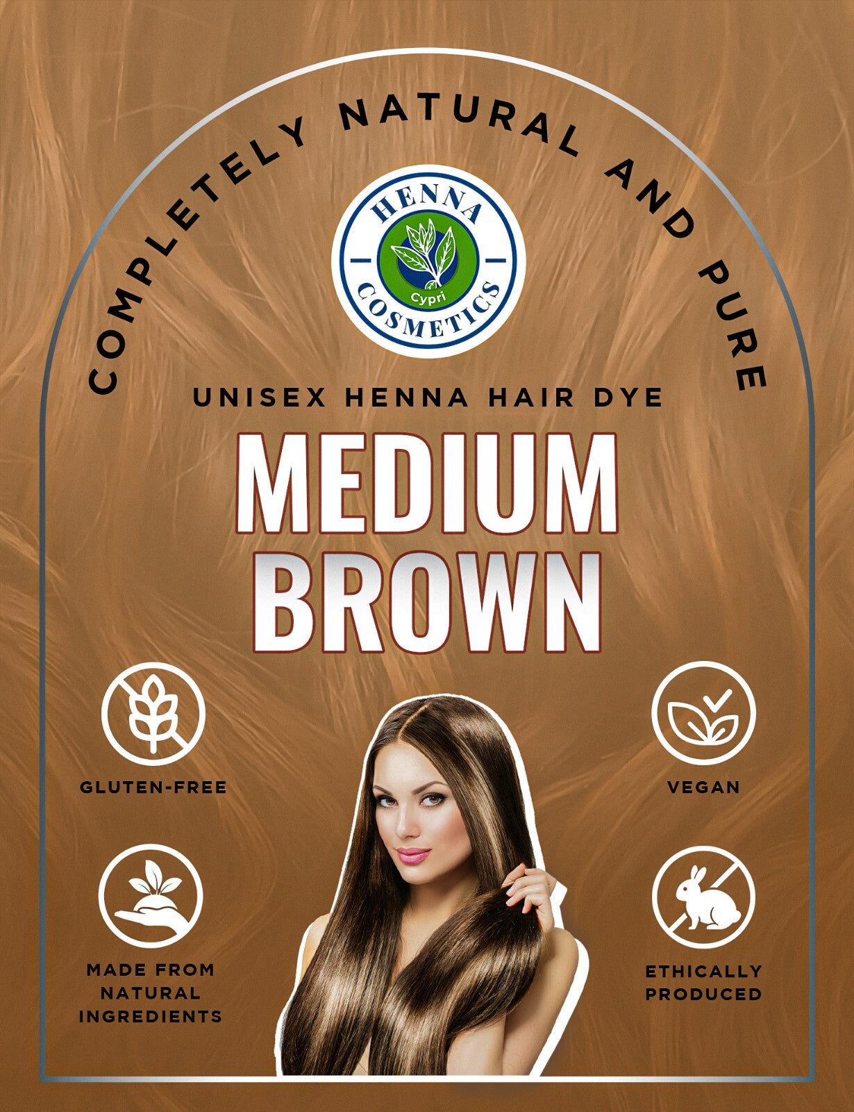 Henna Cosmetics Henna Hair Color & Beard Dye for Men | 100 Grams+50 Grams Bonus