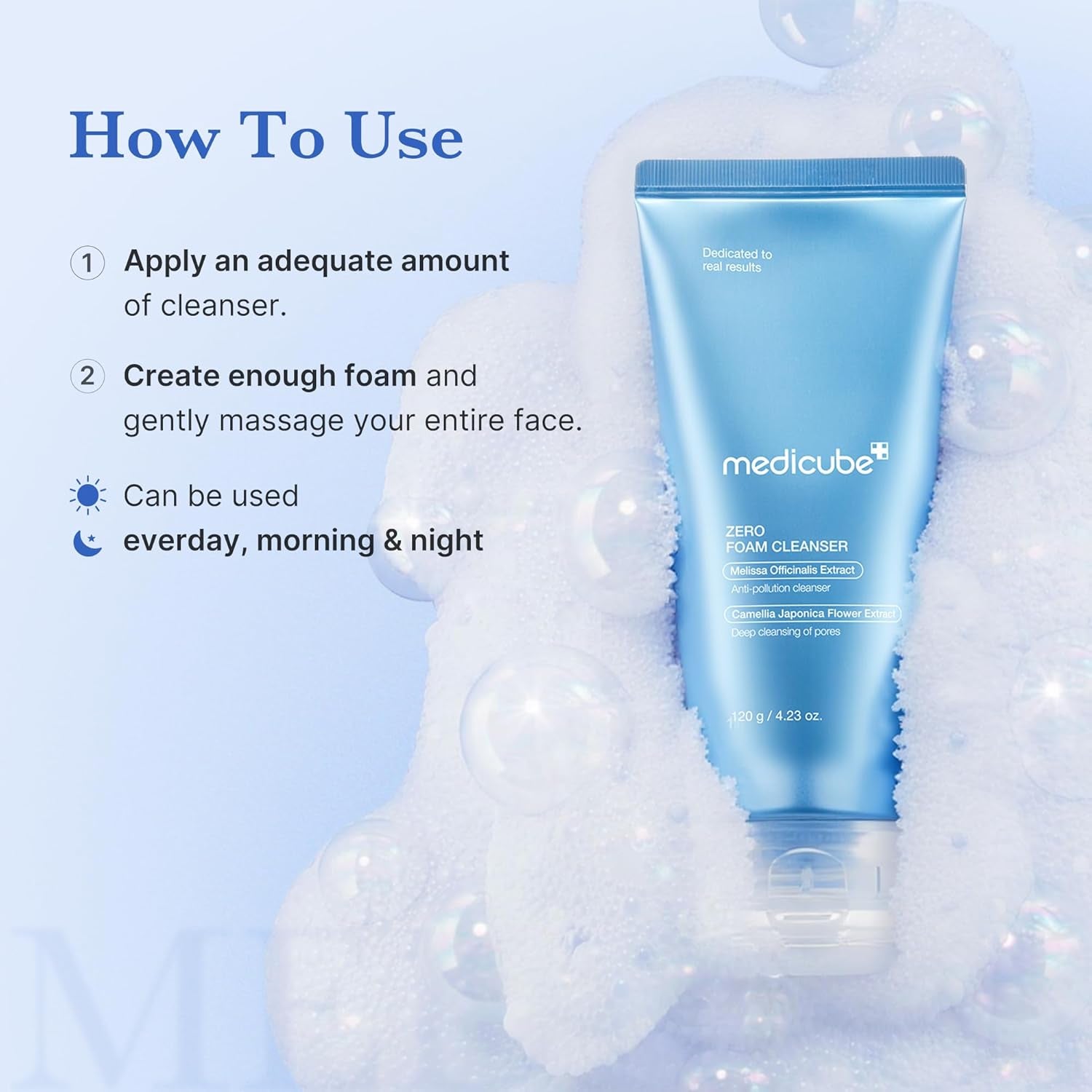 Facial Cleanser Zero Foam Cleanser for Pore & Excess Oil Care