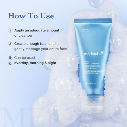 Facial Cleanser Zero Foam Cleanser for Pore & Excess Oil Care