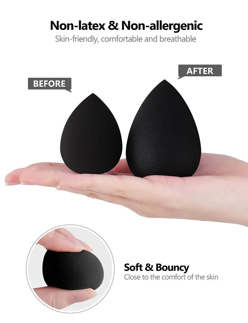10/12Pcs Makeup Sponge Beauty Egg Foundation Sponges Liquid Cream Cosmetic Puff Women Make up Accessories Beauty Tools