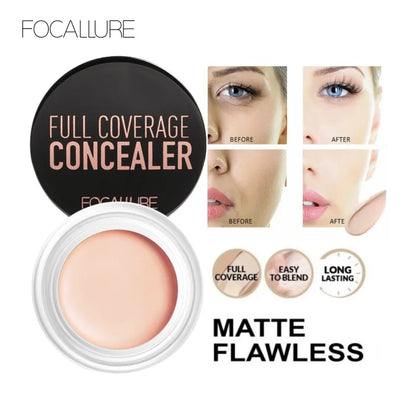 Wholesale  Waterproof Full Coverage Concealer Cream Oil-Control Moisturizing Lightweight Foundation Makeup Cosmetics