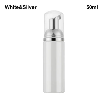 Foaming Bottle 1Pc Plastic Foam Pump Bottle Empty Face Eyelashes Cosmetic Bottle Cleaner Soap Dispenser Foam Bottle Rose Go