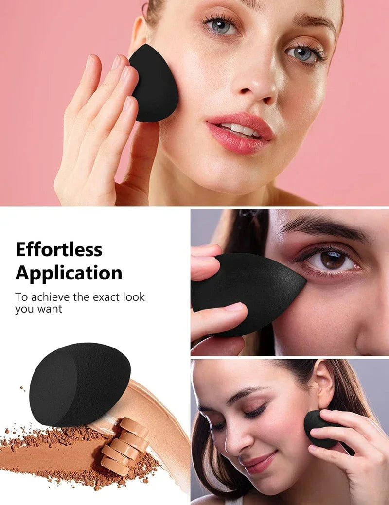 10/12Pcs Makeup Sponge Beauty Egg Foundation Sponges Liquid Cream Cosmetic Puff Women Make up Accessories Beauty Tools