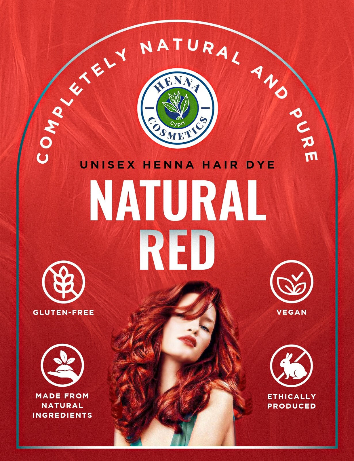 Henna Cosmetics Henna Hair Color & Beard Dye for Men | 100 Grams+50 Grams Bonus