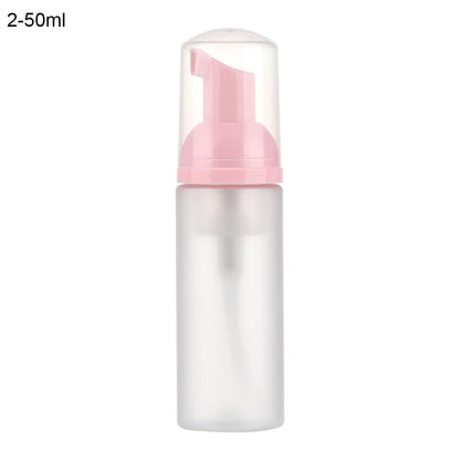 Foaming Bottle 1Pc Plastic Foam Pump Bottle Empty Face Eyelashes Cosmetic Bottle Cleaner Soap Dispenser Foam Bottle Rose Go