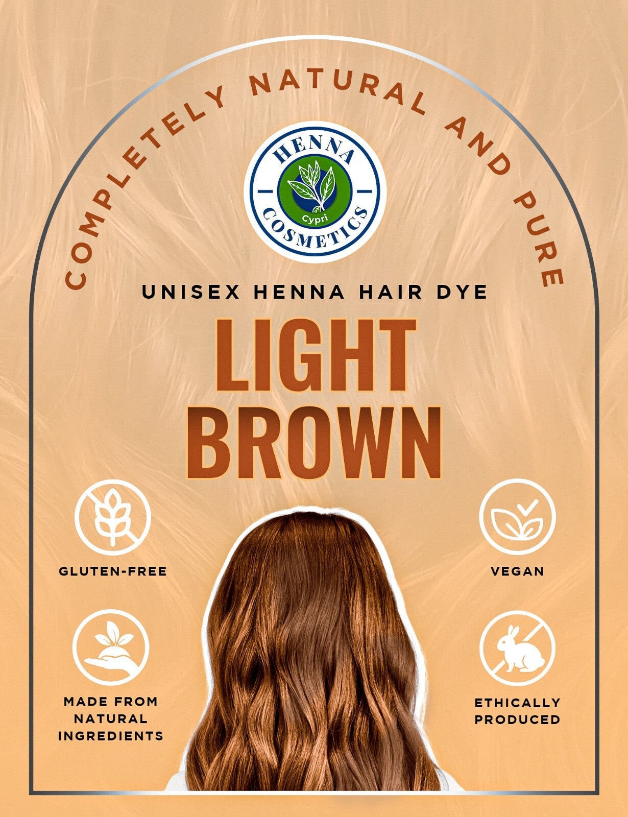 Henna Cosmetics Henna Hair Color & Beard Dye for Men | 100 Grams+50 Grams Bonus