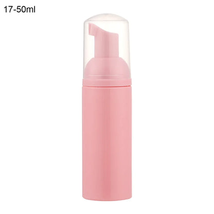 Foaming Bottle 1Pc Plastic Foam Pump Bottle Empty Face Eyelashes Cosmetic Bottle Cleaner Soap Dispenser Foam Bottle Rose Go