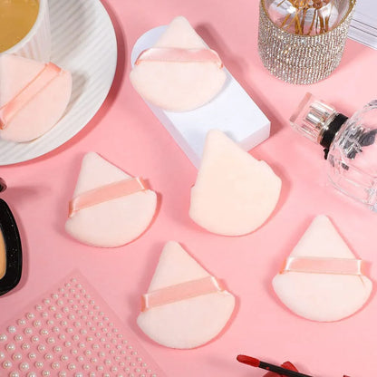 Powder Puff Face Makeup Sponge Cosmetics Soft Cotton Face Powder Puff Washable Velvet Makeup Puff Tools