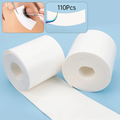 110 Pcs/Roll Eyelashes Foam Tapes Graft False Lashes PE Foam Eye Patch Easy Remove Tape Makeup Stickers under Eyelash Eye Pads
