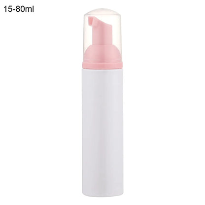 Foaming Bottle 1Pc Plastic Foam Pump Bottle Empty Face Eyelashes Cosmetic Bottle Cleaner Soap Dispenser Foam Bottle Rose Go