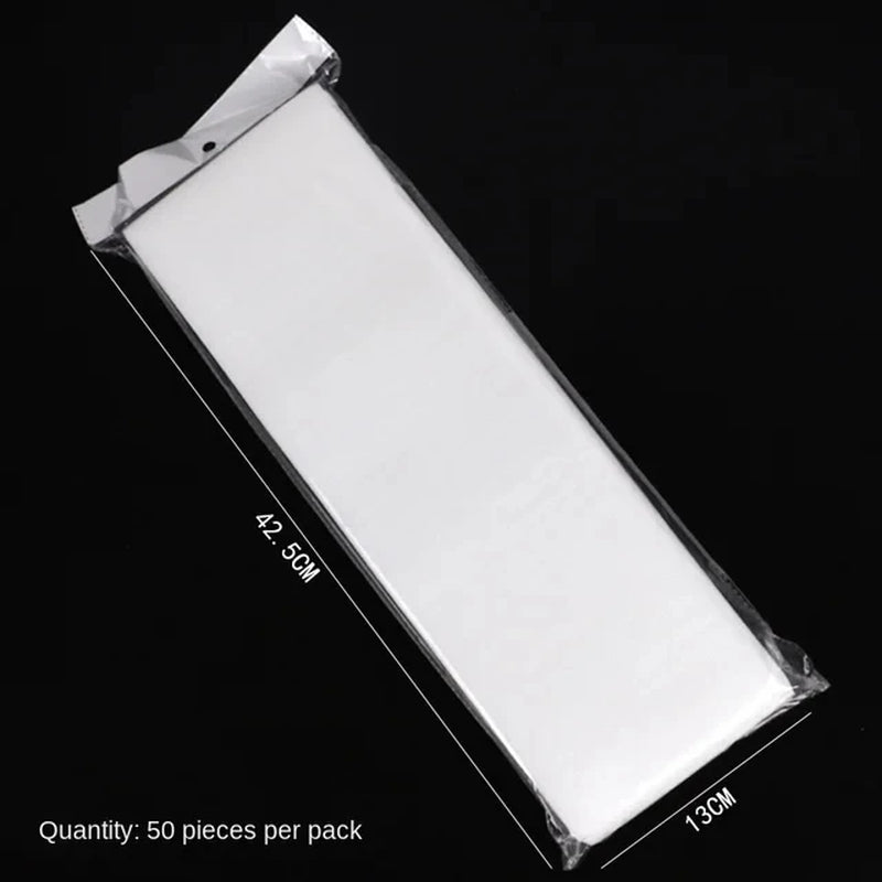 50PCS/100PCS Disposable Hair Dye Foam Paper Professional Hair Coloring Highlighting Strips Tools