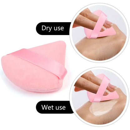 Powder Puff Face Makeup Sponge Cosmetics Soft Cotton Face Powder Puff Washable Velvet Makeup Puff Tools