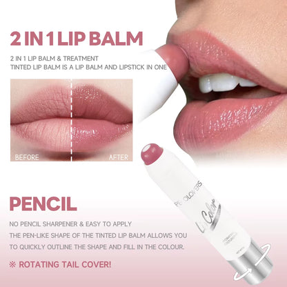 6 Colors Lipstick Pen Waterproof Red Lipstick Non-Stick Cup Makeup Lip Liner Pen Cosmetics