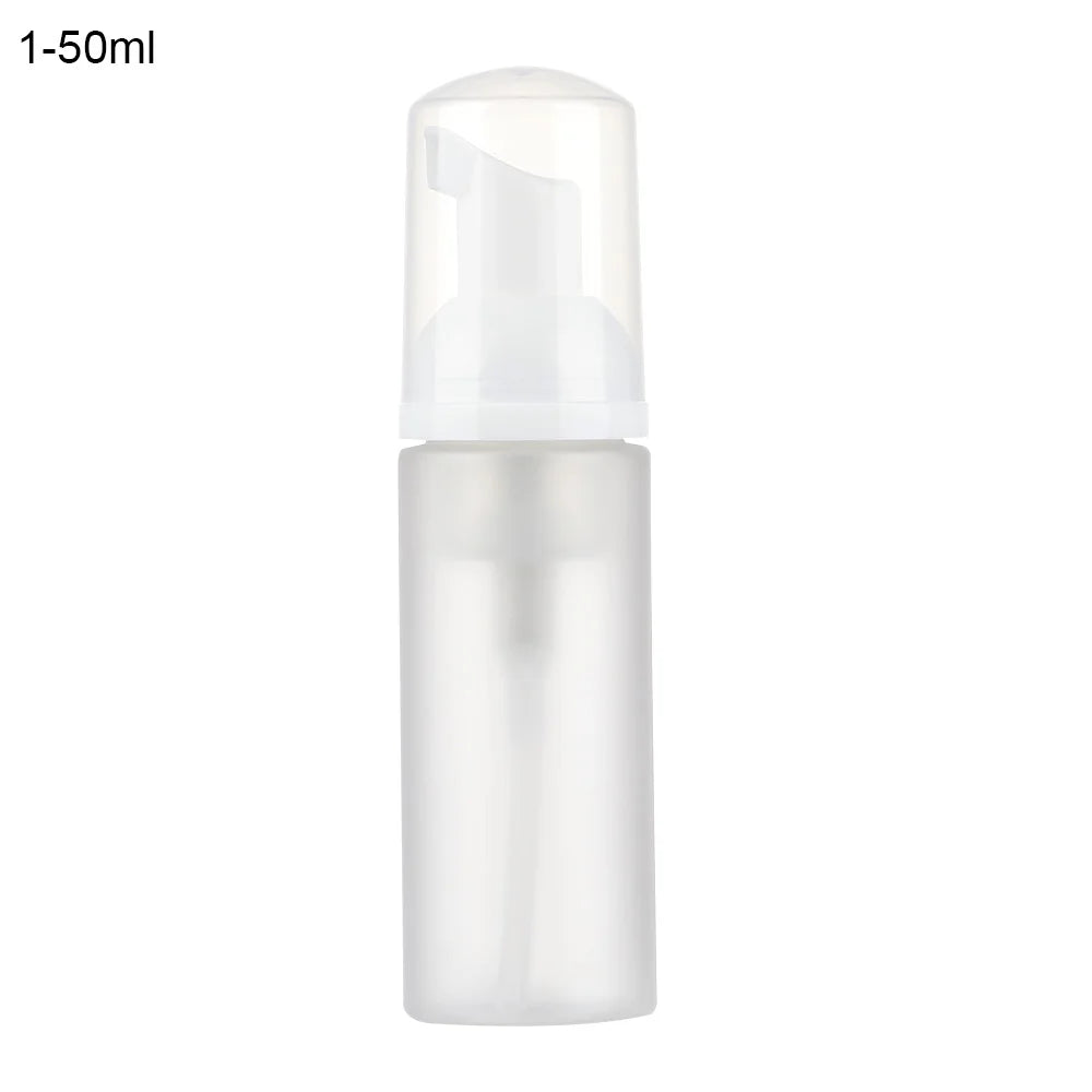 Foaming Bottle 1Pc Plastic Foam Pump Bottle Empty Face Eyelashes Cosmetic Bottle Cleaner Soap Dispenser Foam Bottle Rose Go