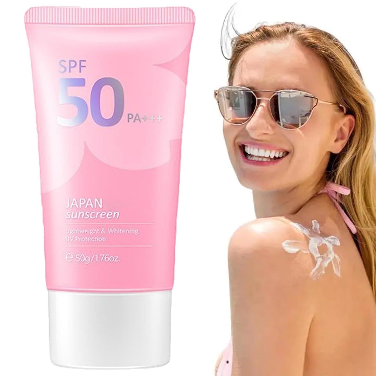 Japanese Sunscreen SPF 50 PA+++ Rosada Essence Cream 50G Face Sunscreen Moisturizing Cosmetics (1)