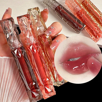 Lip Gloss Long-Lasting Moisturizing Waterproof Non-Fading Mirror Moisturizing Lip Gloss Women'S Cosmetics