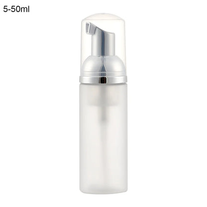 Foaming Bottle 1Pc Plastic Foam Pump Bottle Empty Face Eyelashes Cosmetic Bottle Cleaner Soap Dispenser Foam Bottle Rose Go