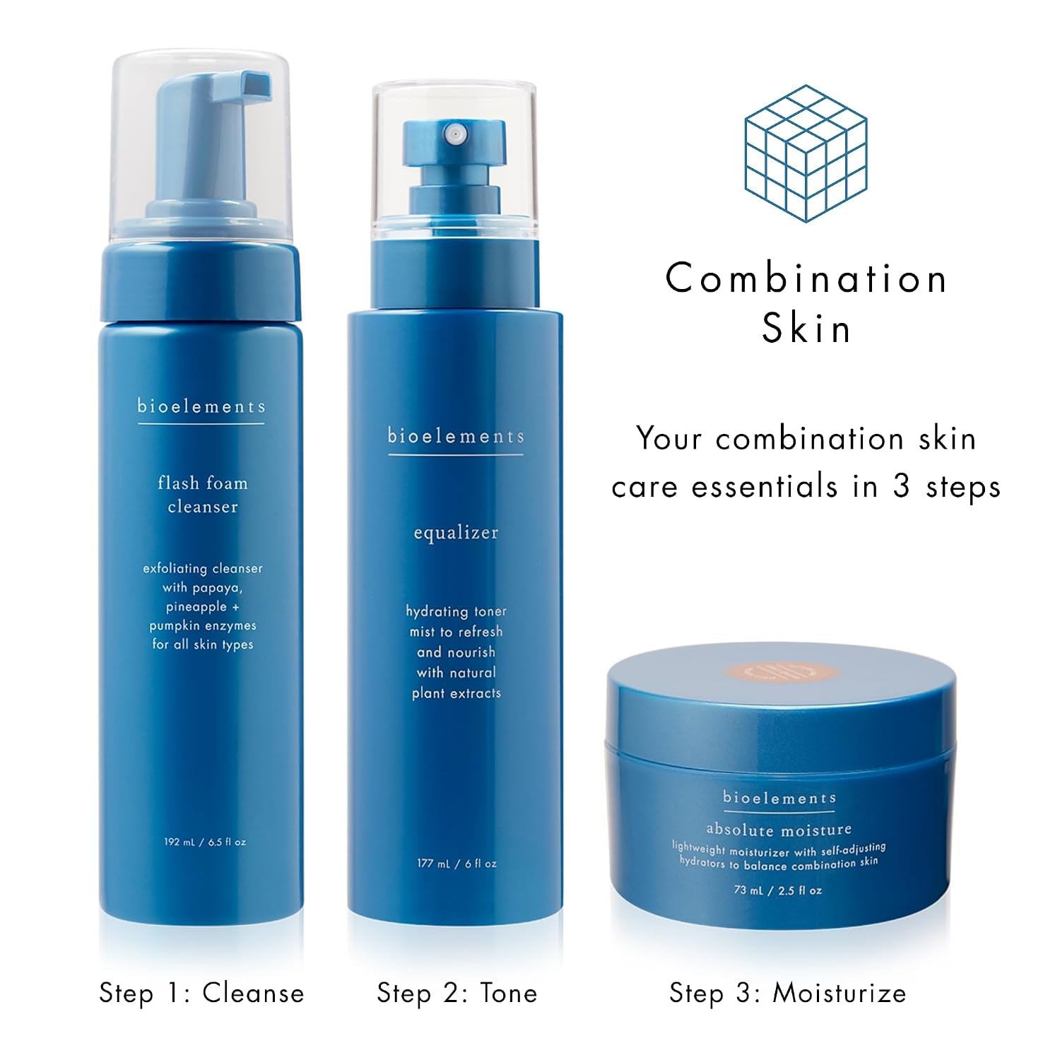 Bioelements Flash Foam Cleanser - 6.5 Fl Oz - Exfoliating Foam Cleanser for Oily, Combination & Dry Skin - Vegan, Gluten Free