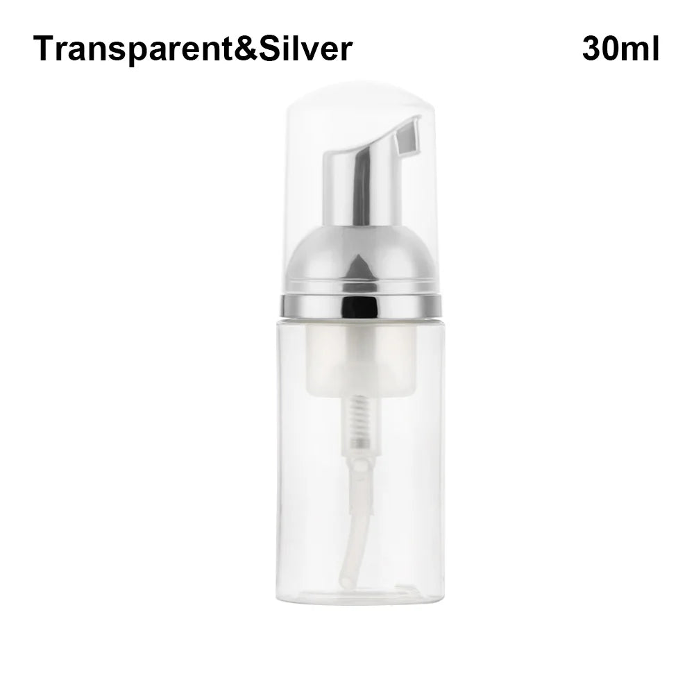 Foaming Bottle 1Pc Plastic Foam Pump Bottle Empty Face Eyelashes Cosmetic Bottle Cleaner Soap Dispenser Foam Bottle Rose Go