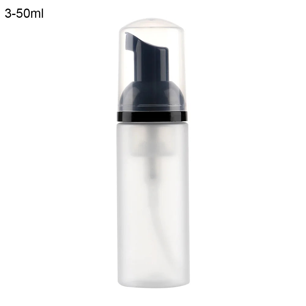 Foaming Bottle 1Pc Plastic Foam Pump Bottle Empty Face Eyelashes Cosmetic Bottle Cleaner Soap Dispenser Foam Bottle Rose Go