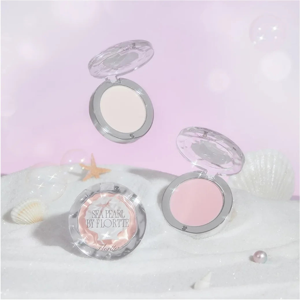 FLORTTE See Pearl Single-Colour Highlighter Powder Matte Brighten Contour Palette Face Makeup Cosmetics