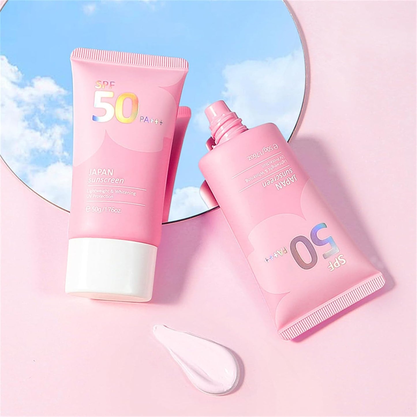 Japanese Sunscreen SPF 50 PA+++ Rosada Essence Cream 50G Face Sunscreen Moisturizing Cosmetics (1)