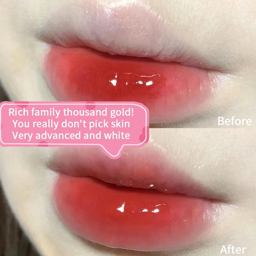 Lip Gloss Long-Lasting Moisturizing Waterproof Non-Fading Mirror Moisturizing Lip Gloss Women'S Cosmetics