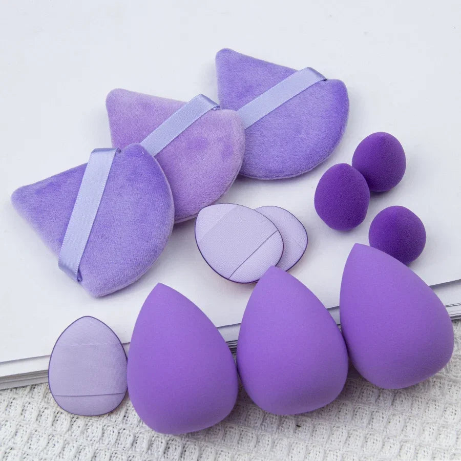 10/12Pcs Makeup Sponge Beauty Egg Foundation Sponges Liquid Cream Cosmetic Puff Women Make up Accessories Beauty Tools