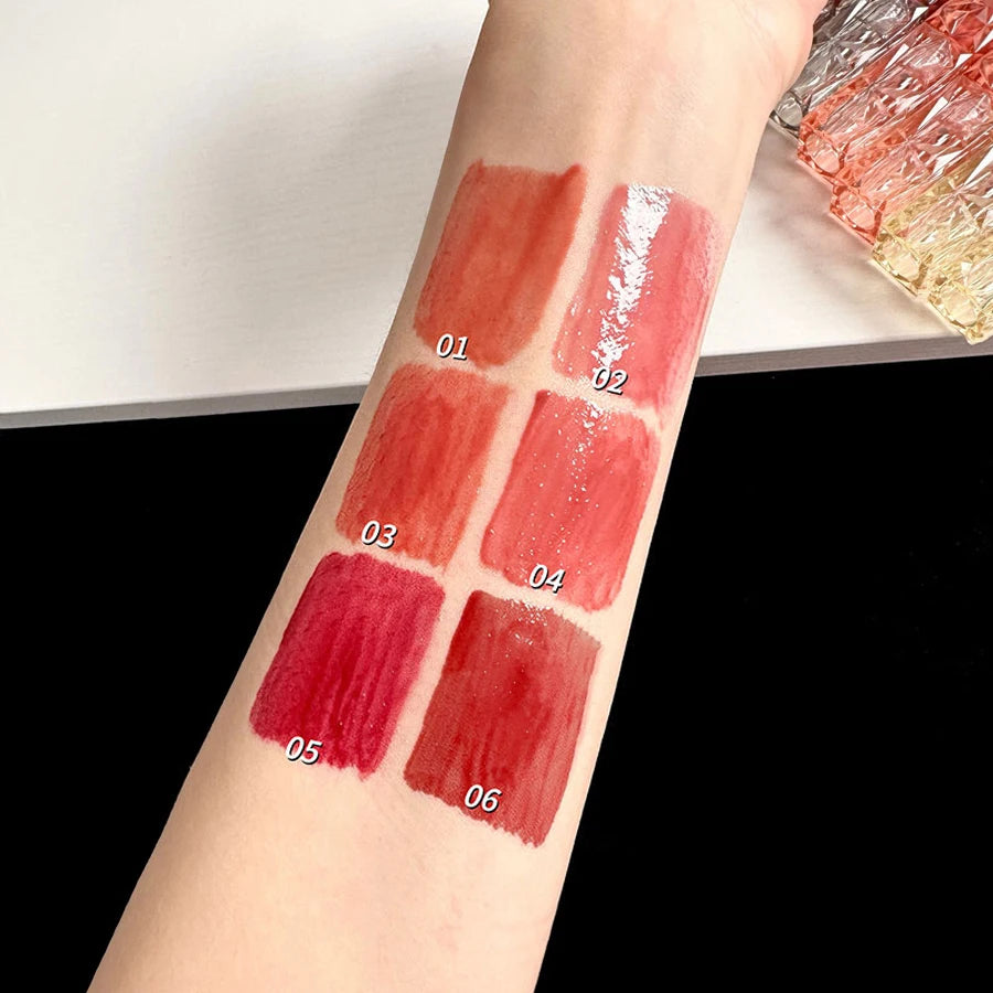 Lip Gloss Long-Lasting Moisturizing Waterproof Non-Fading Mirror Moisturizing Lip Gloss Women'S Cosmetics