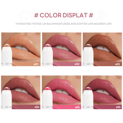 6 Colors Lipstick Pen Waterproof Red Lipstick Non-Stick Cup Makeup Lip Liner Pen Cosmetics