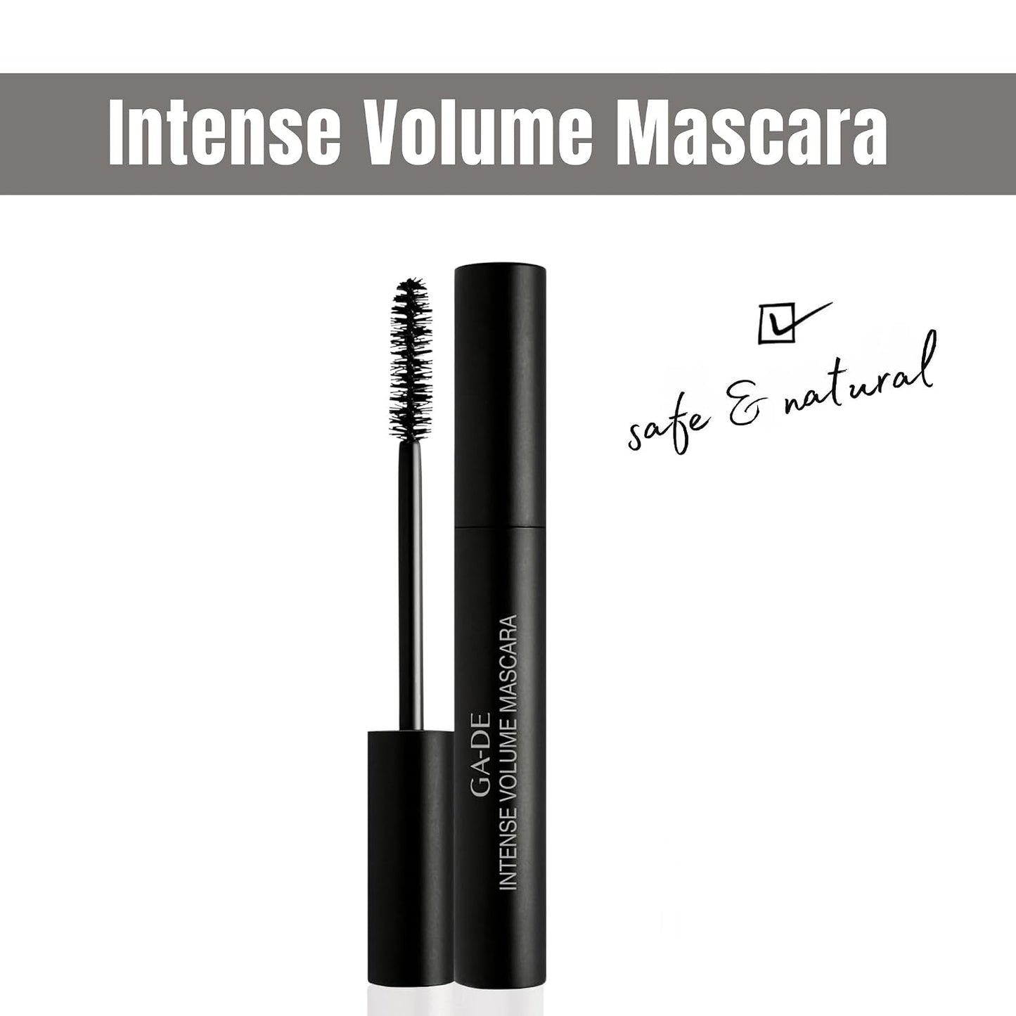 Intense Volume Mascara - Quick Drying, Long Lasting, Lash Separating Mascara - Fuller Lashes with Rich Color - Black - 0.27 Oz