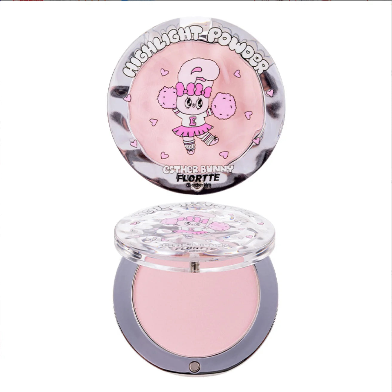 FLORTTE See Pearl Single-Colour Highlighter Powder Matte Brighten Contour Palette Face Makeup Cosmetics