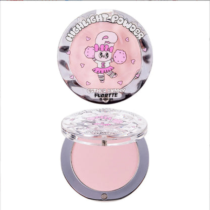 FLORTTE See Pearl Single-Colour Highlighter Powder Matte Brighten Contour Palette Face Makeup Cosmetics