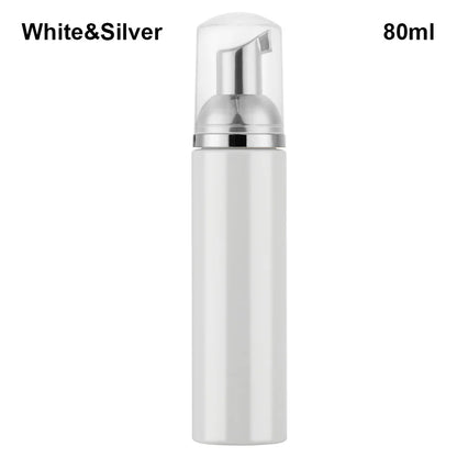 Foaming Bottle 1Pc Plastic Foam Pump Bottle Empty Face Eyelashes Cosmetic Bottle Cleaner Soap Dispenser Foam Bottle Rose Go