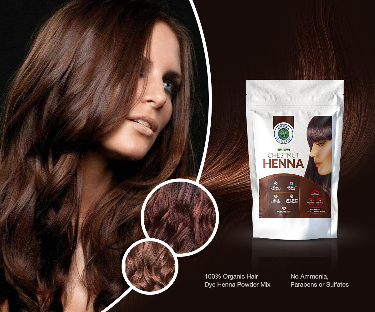 Henna Cosmetics Henna Hair Color & Beard Dye for Men | 100 Grams+50 Grams Bonus
