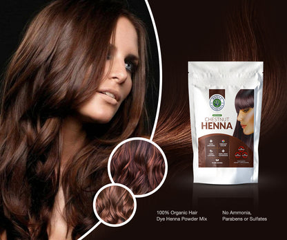 Henna Cosmetics Henna Hair Color & Beard Dye for Men | 100 Grams+50 Grams Bonus